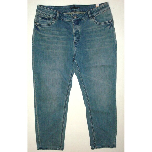 New NWT Womens 14 Prana Jeans Buxton Denim Blue Organic Performance 32 X 27 Boy - Picture 3 of 6